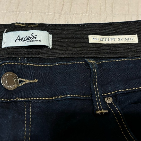 Angels Skinny jeans, dark wash. Size 14 - Picture 3 of 3